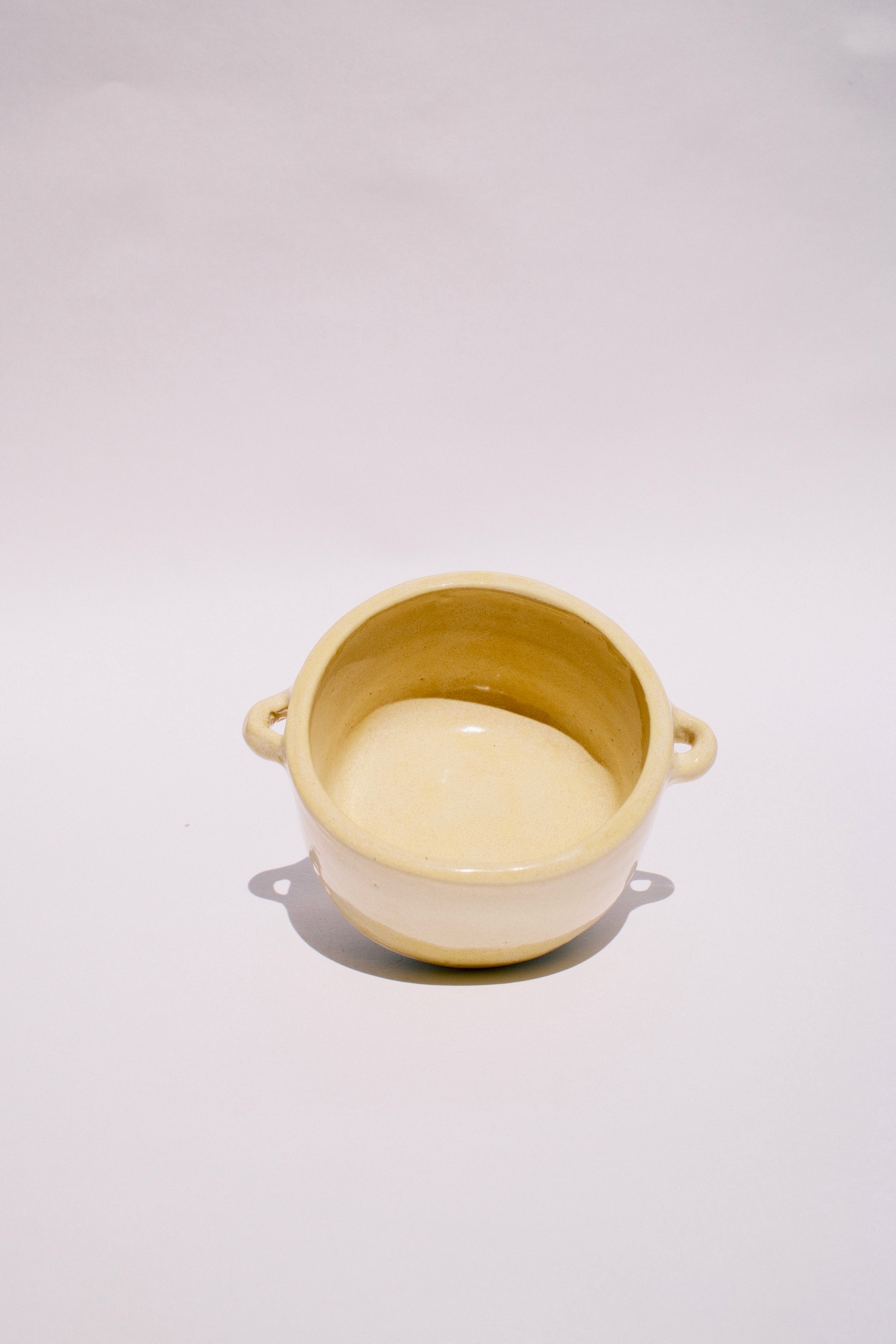 Sunshine Yellow Small Bowl with handles
