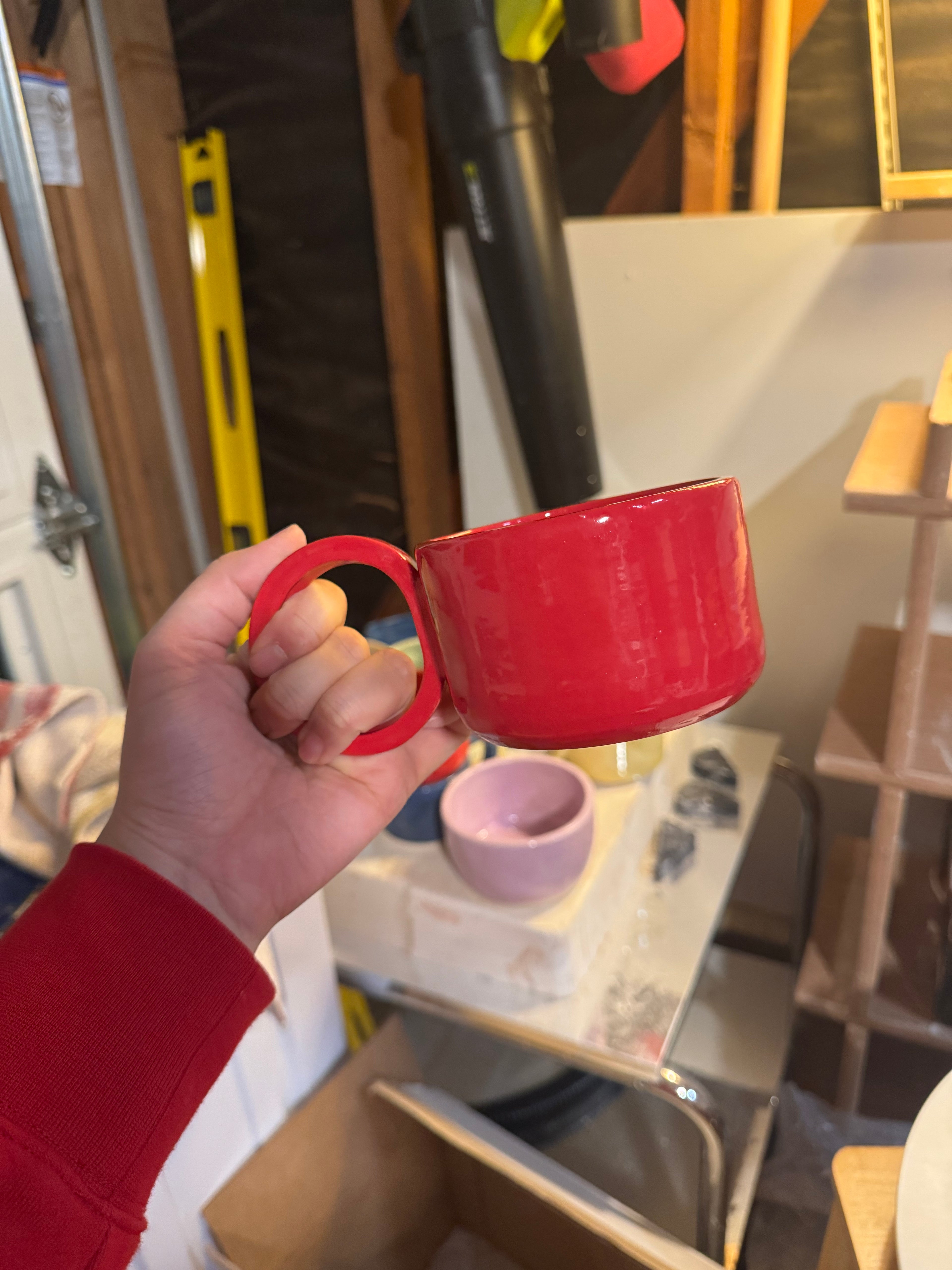 Bright Red Mug