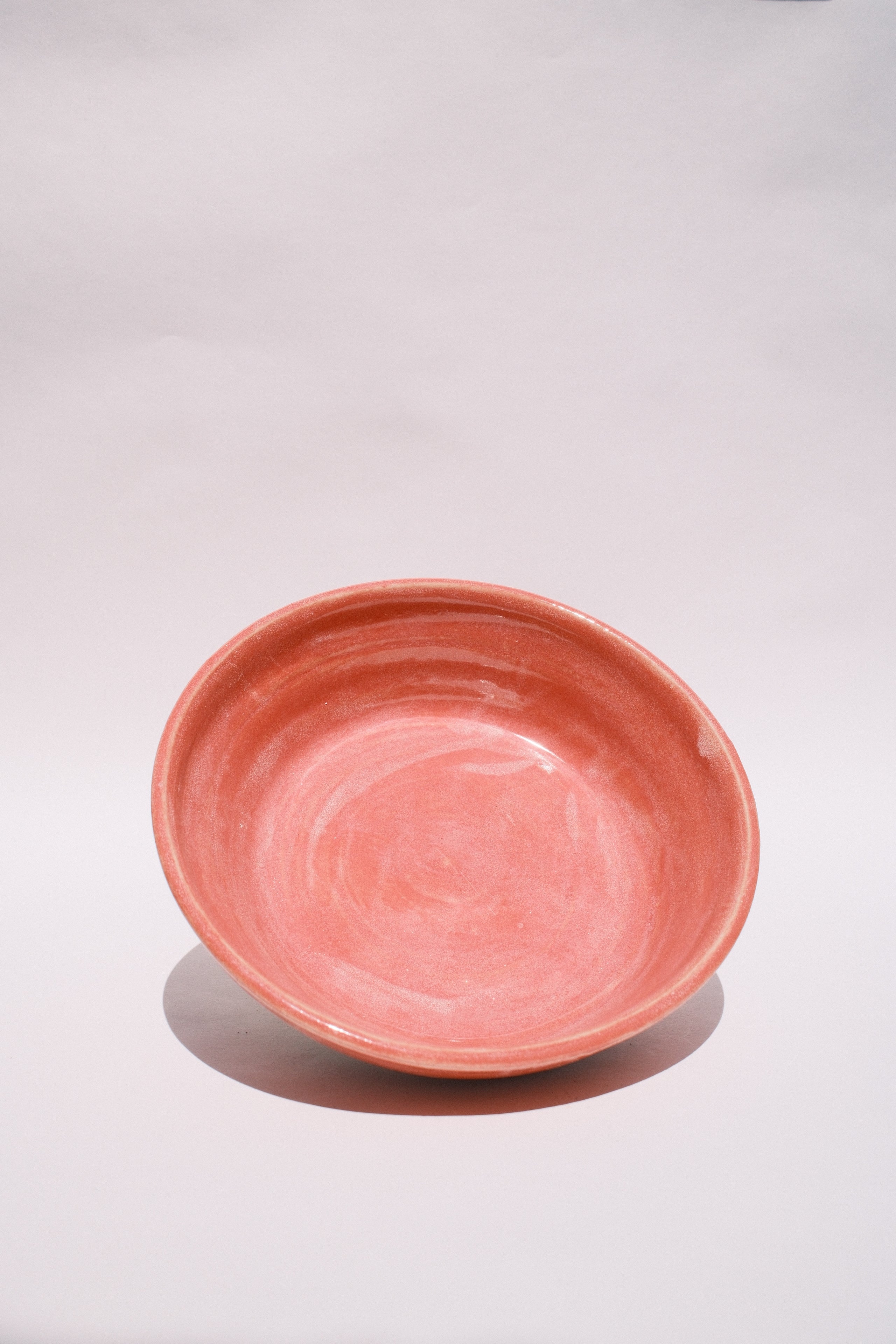 Raspberry Pink Clouds Bowl