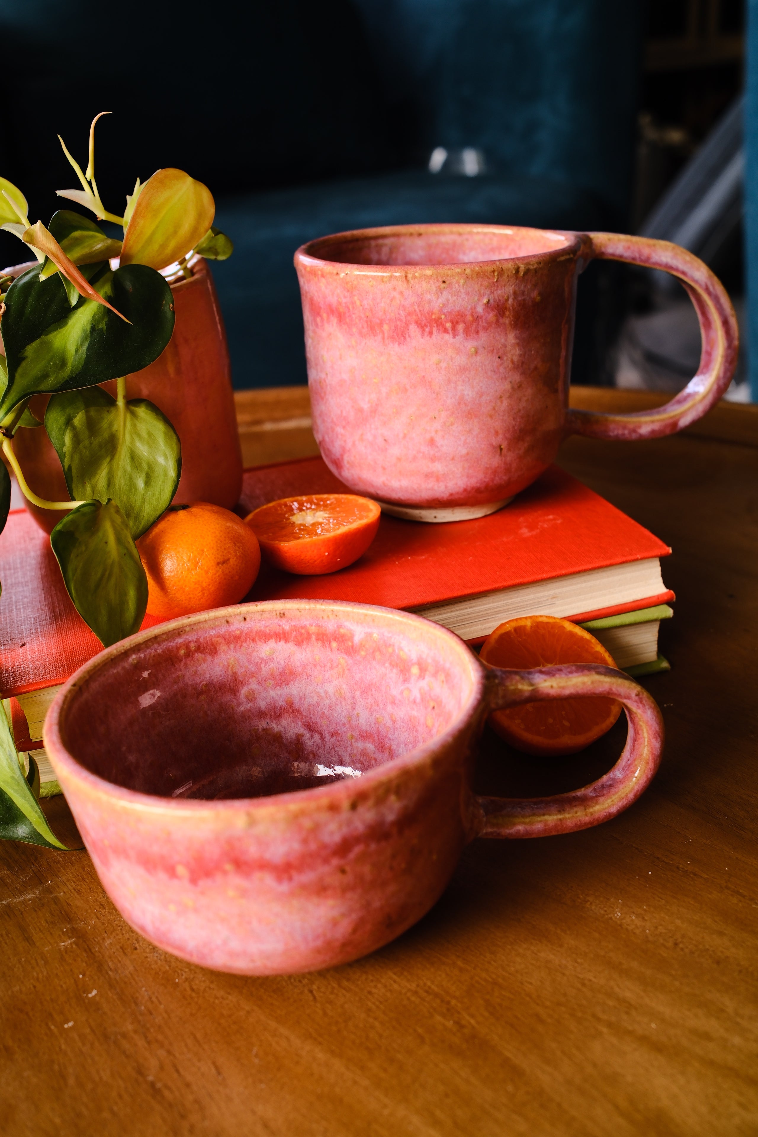 Misty Raspberry Mugs (oops!)