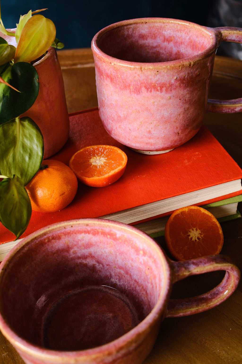Misty Raspberry Mugs (oops!)