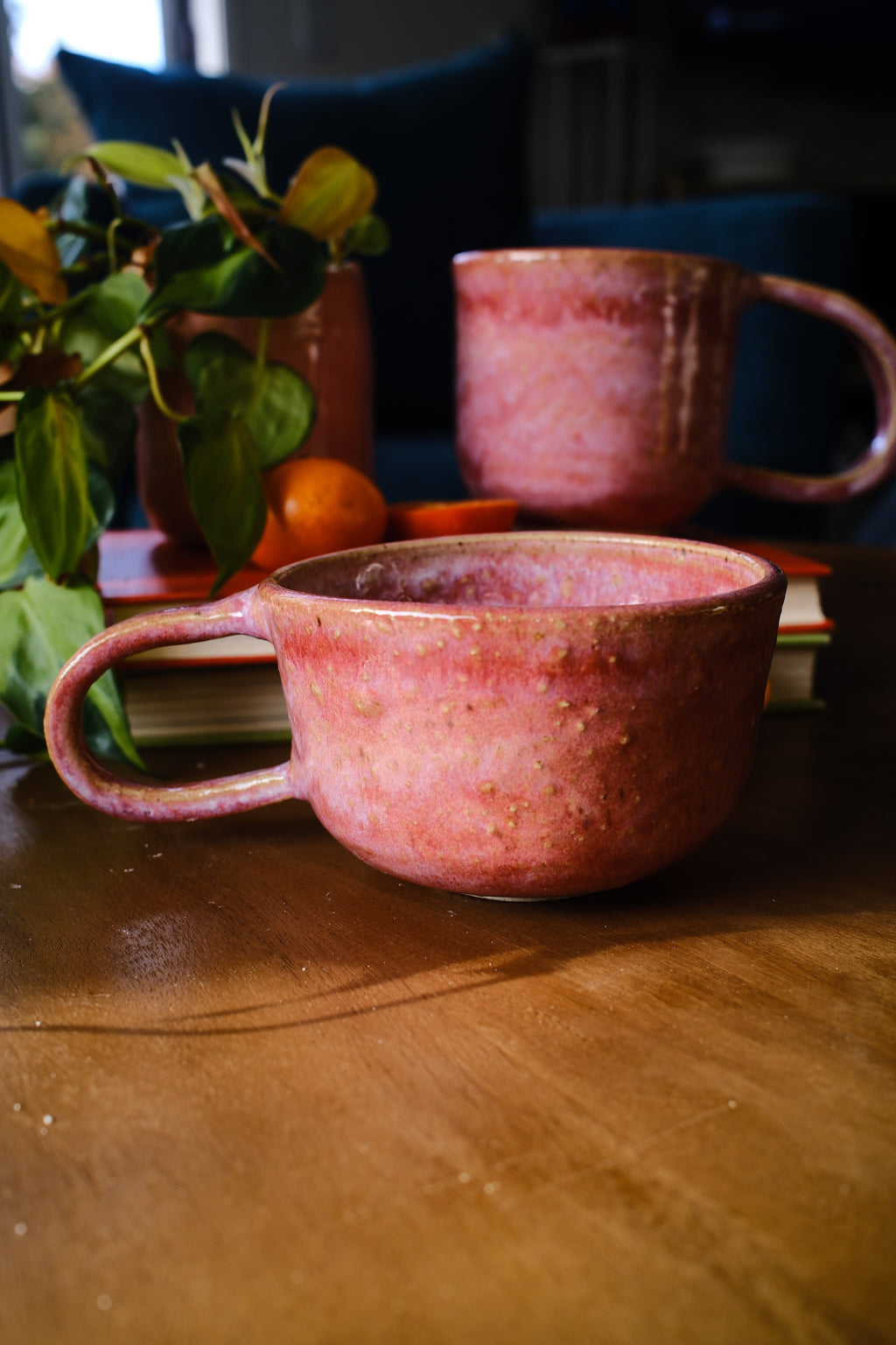 Misty Raspberry Mugs (oops!)