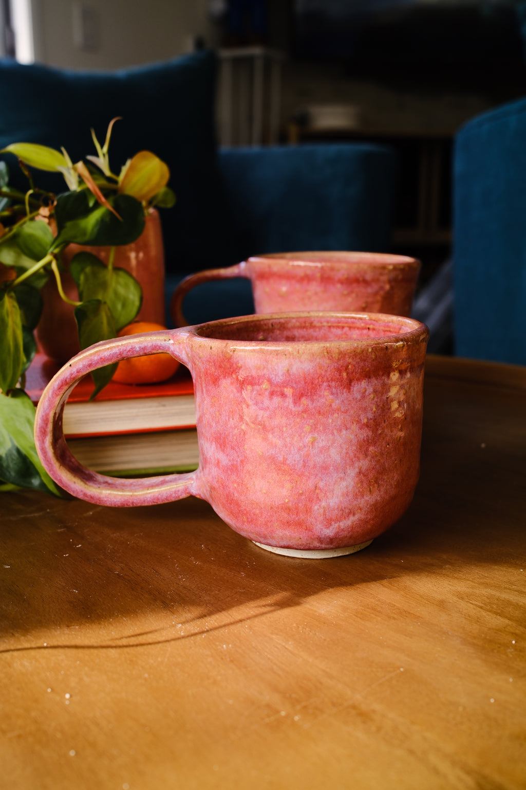 Misty Raspberry Mugs (oops!)