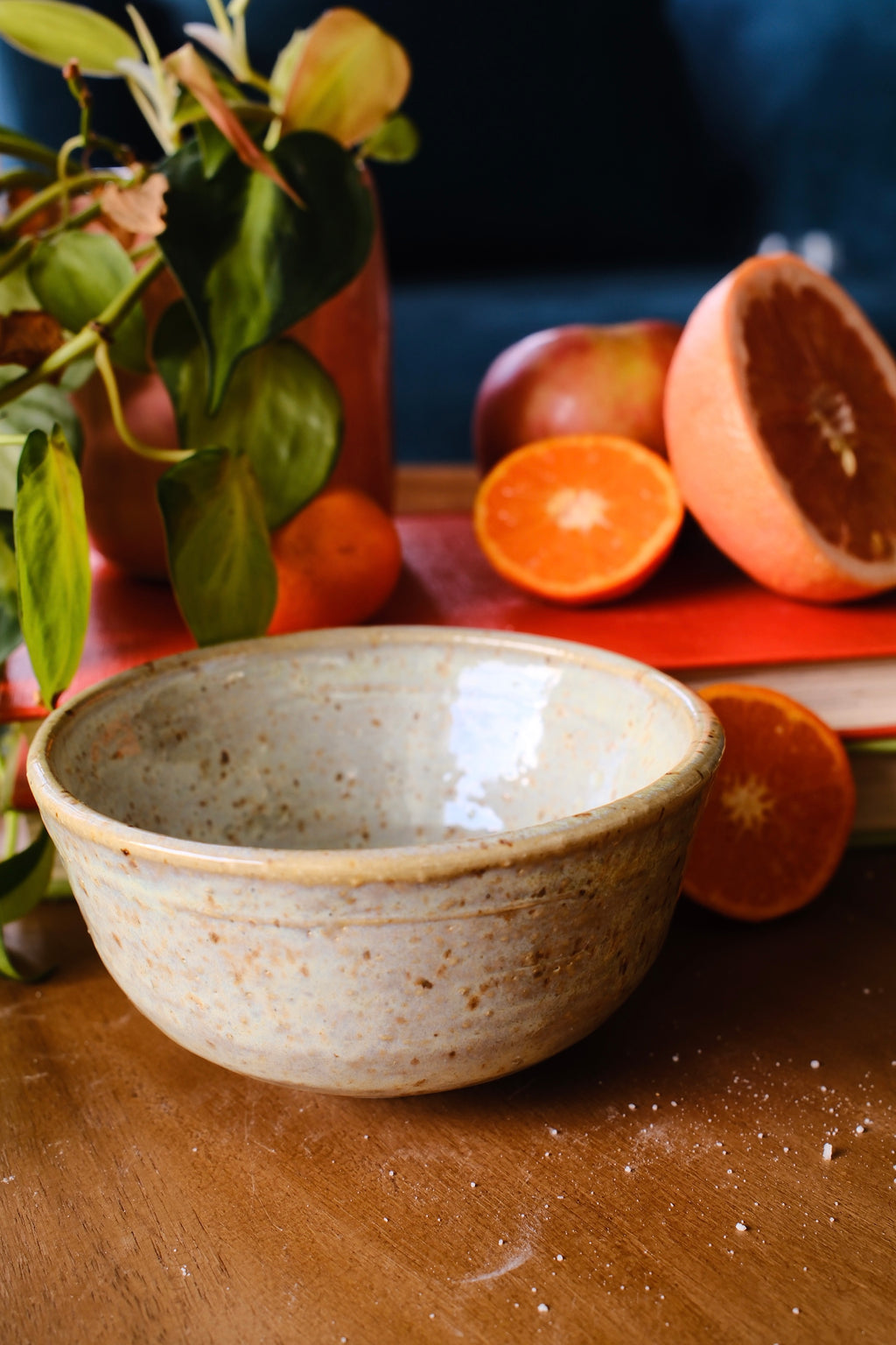 Seafoam Green Speckled Small Bowl (oops!)